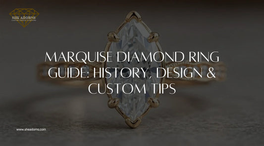 Marquise Diamond Ring Guide History, Design & Custom Tips
